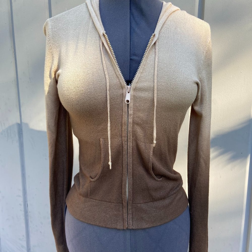 Vintage Tan/Brown Hombre Hoodie Sweater by Prey
